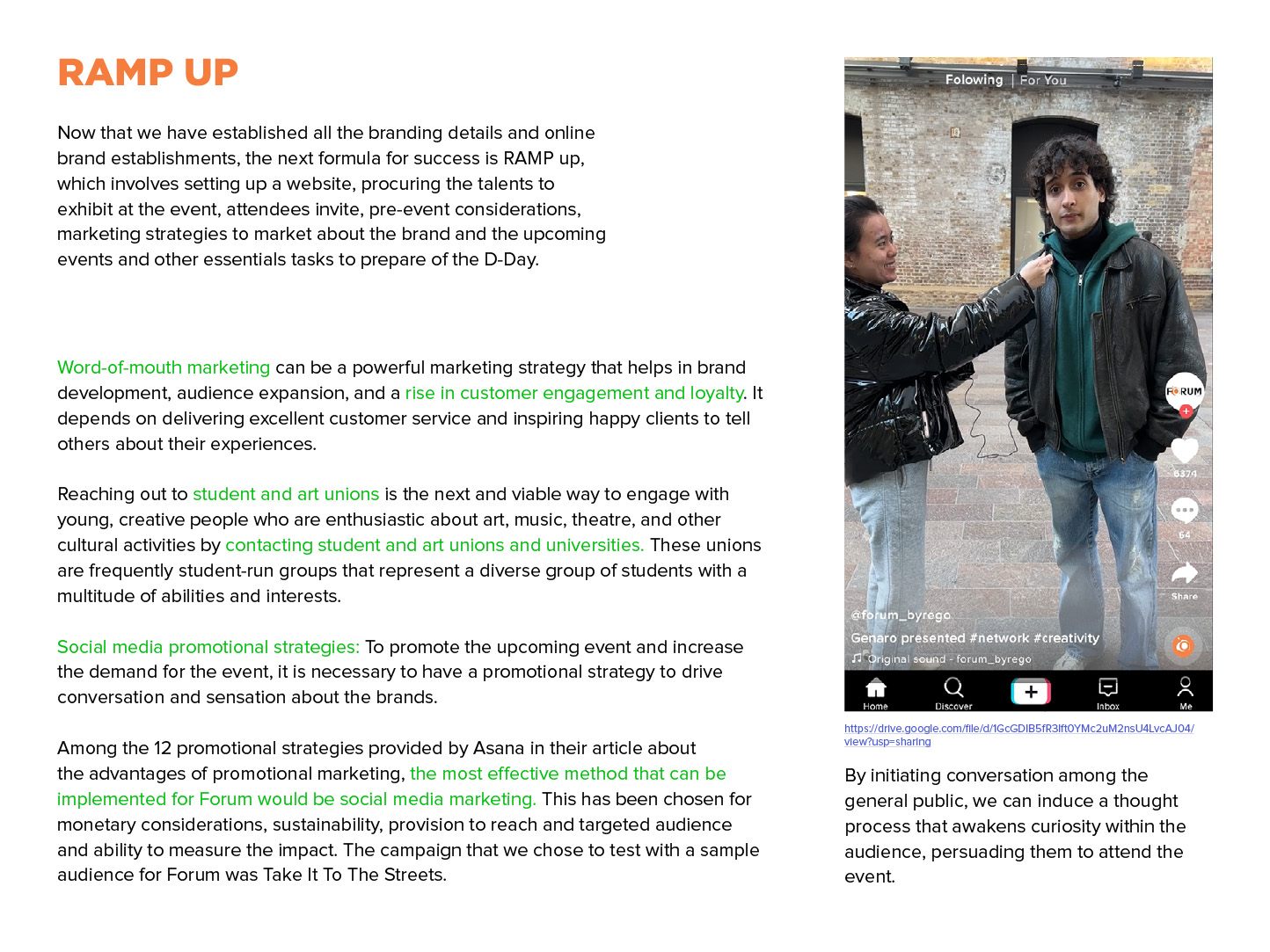 Forum by ReGo: Ramp Up - the marketing strategy