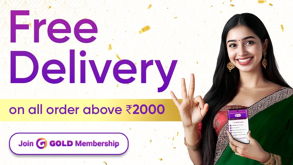 Push notification: free delivery on orders above 2000 rupees
