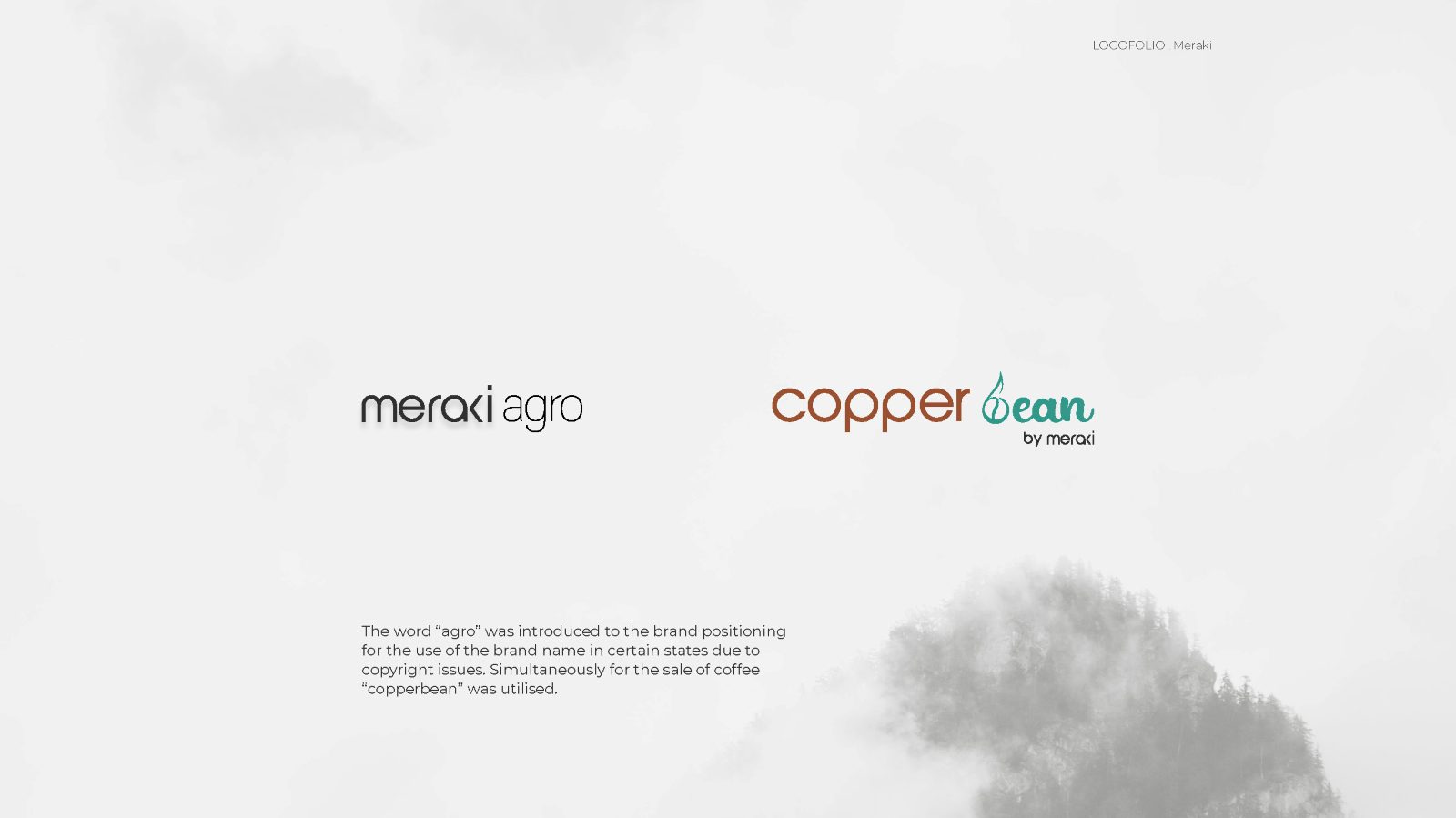 Sub-brands meraki agro and Copper Bean by meraki