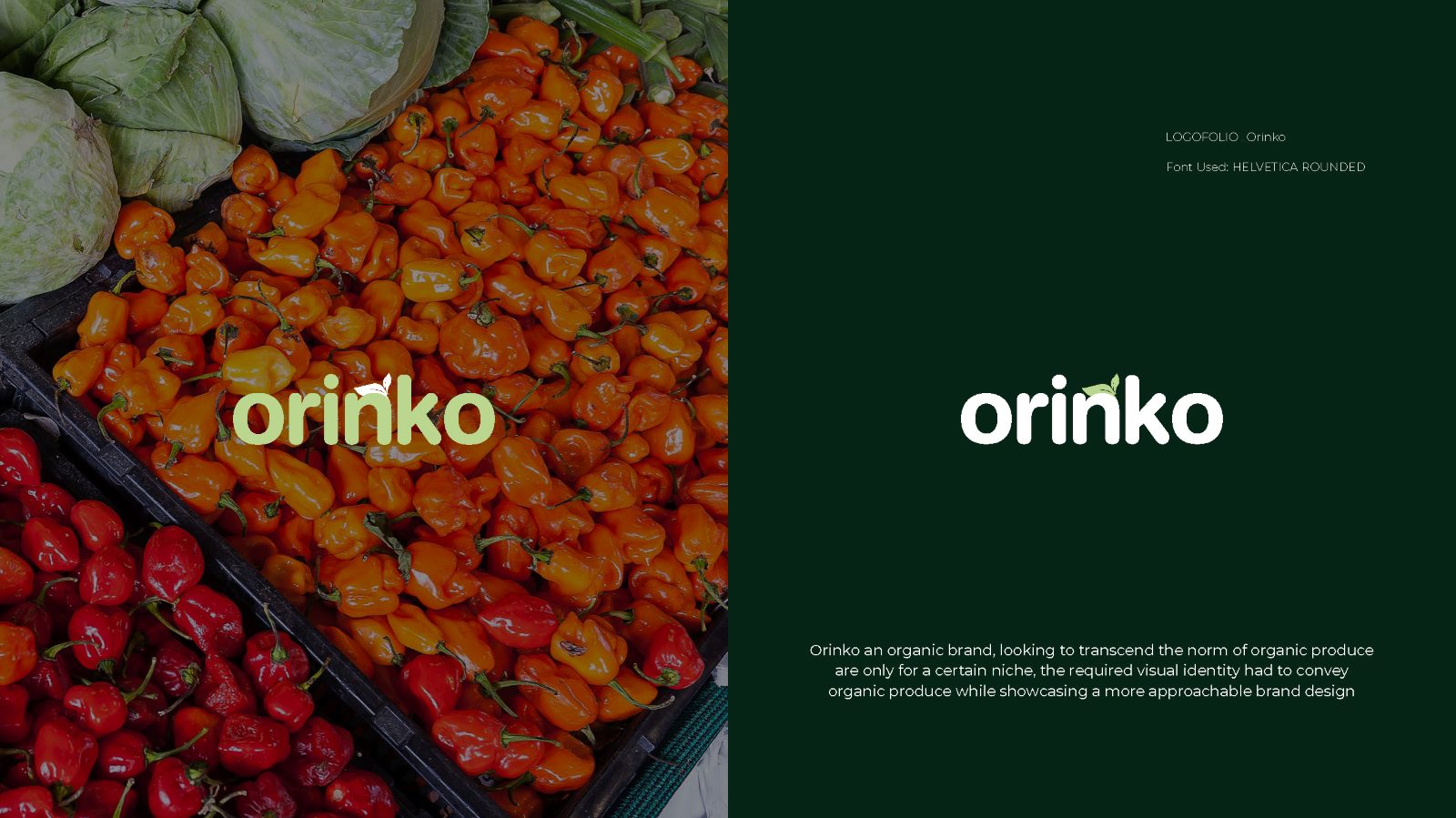 The Orinko identity against fresh produce