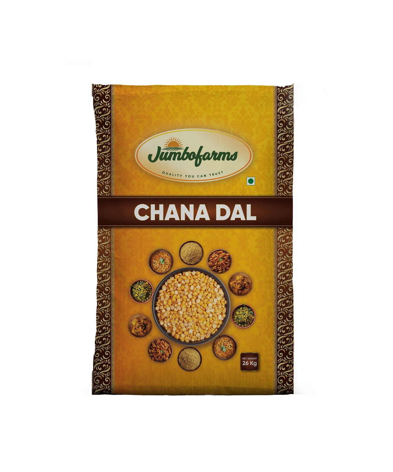 Chana Dal on the sack
