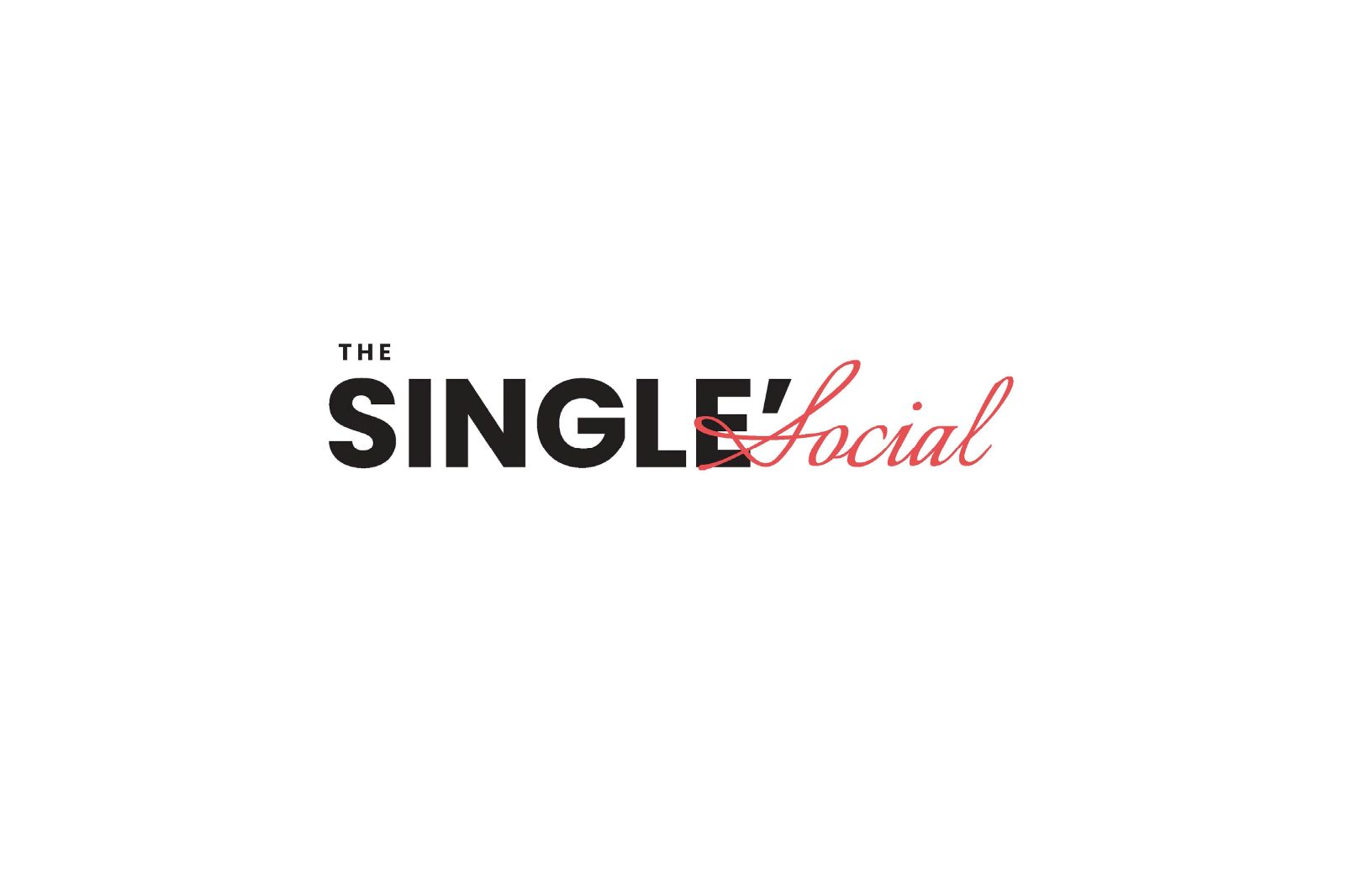 The Single's Social wordmark on white